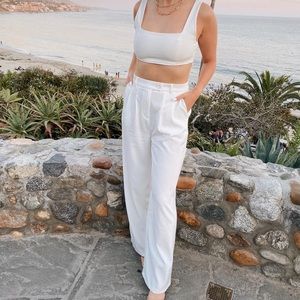 Princess Polly Huxley Set White